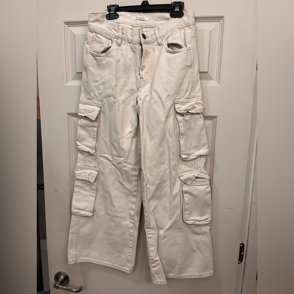 PacSun wide leg cargo jeans - Picture 2 of 4